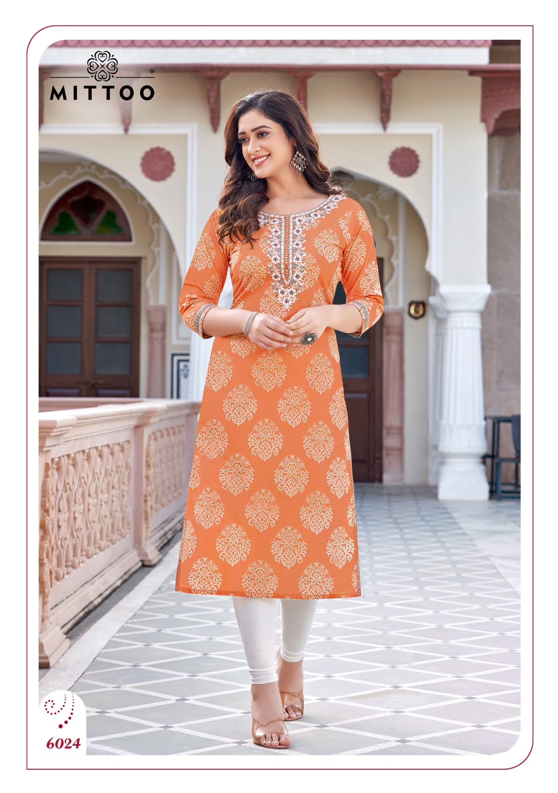 Bandhan Vol 4 By Mittoo Rayon Printed Embroidery Kurtis Wholesale Clothing Suppliers In India
